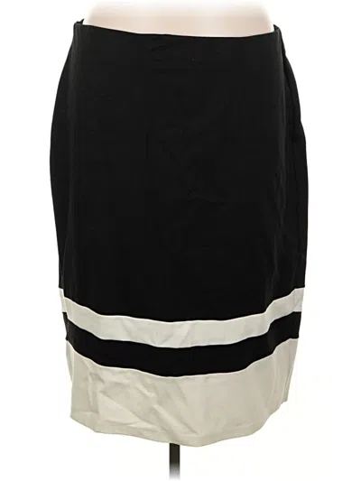 Pre-owned Eloquii Casual Skirt In Black
