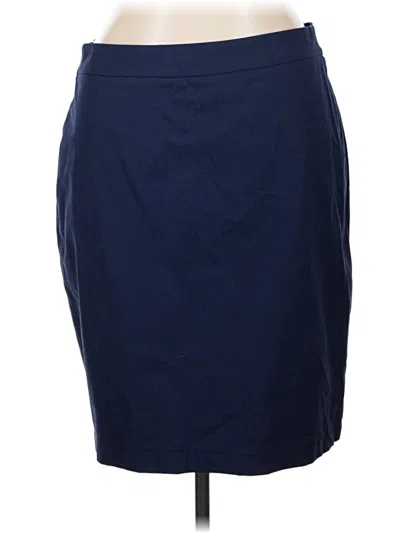 Pre-owned Eloquii Casual Skirt In Blue