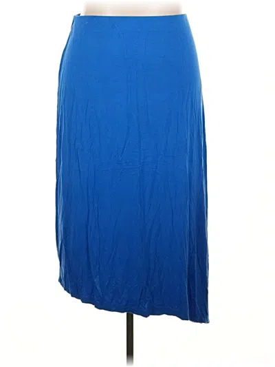 Pre-owned Eloquii Casual Skirt In Blue