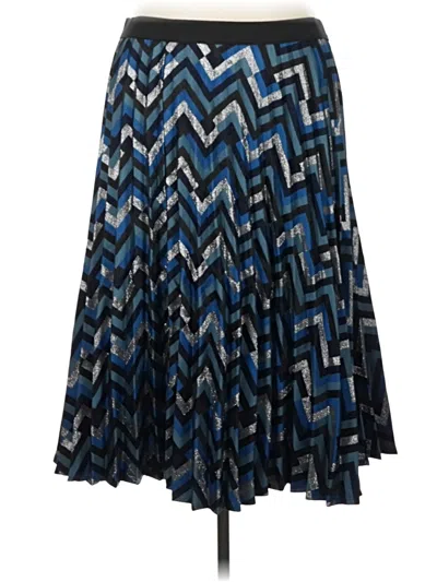Pre-owned Eloquii Casual Skirt In Blue