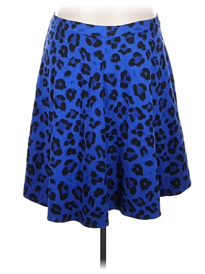 Pre-owned Eloquii Casual Skirt In Blue