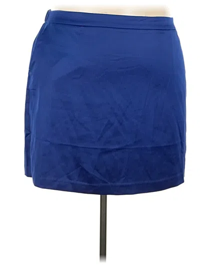 Pre-owned Eloquii Casual Skirt In Blue