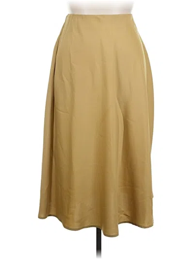 Pre-owned Eloquii Casual Skirt In Brown
