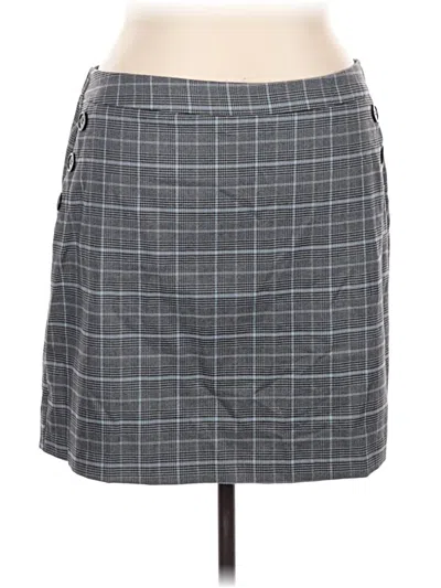 Pre-owned Eloquii Casual Skirt In Gray