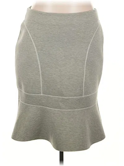 Pre-owned Eloquii Casual Skirt In Gray