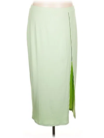 Pre-owned Eloquii Casual Skirt In Green