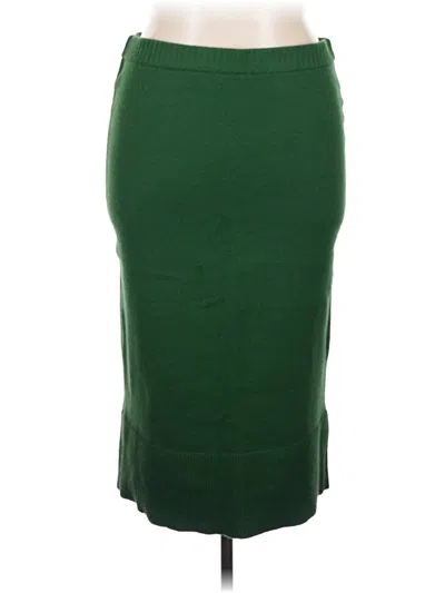 Pre-owned Eloquii Casual Skirt In Green