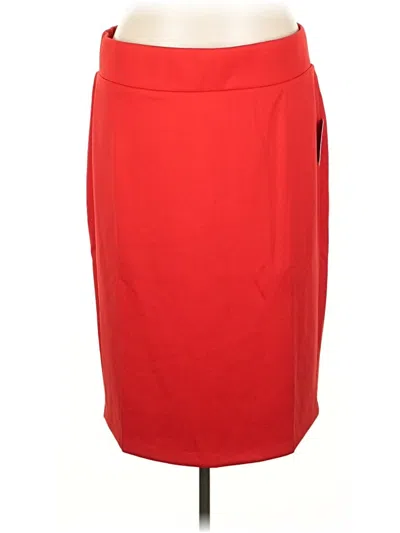 Pre-owned Eloquii Casual Skirt In Red
