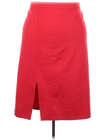 Pre-owned Eloquii Casual Skirt In Red