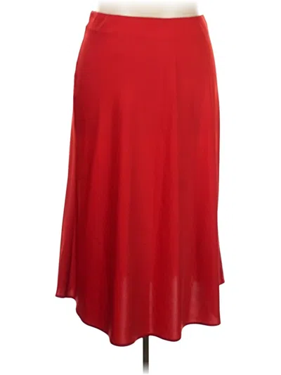 Pre-owned Eloquii Casual Skirt In Red
