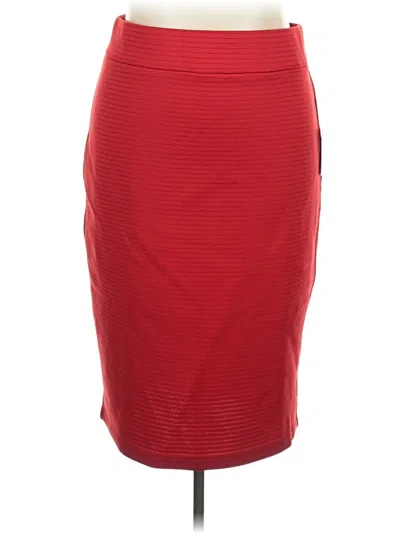 Pre-owned Eloquii Casual Skirt In Red