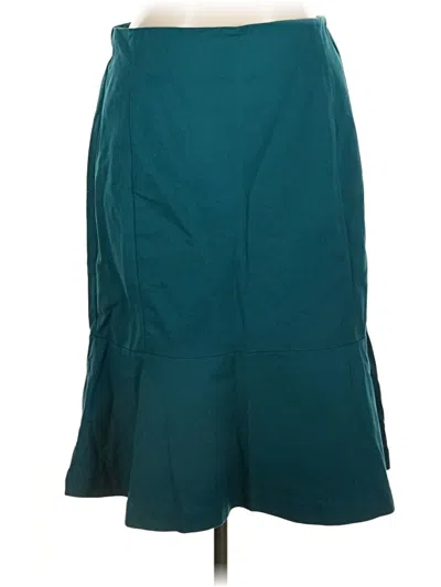Pre-owned Eloquii Casual Skirt In Teal