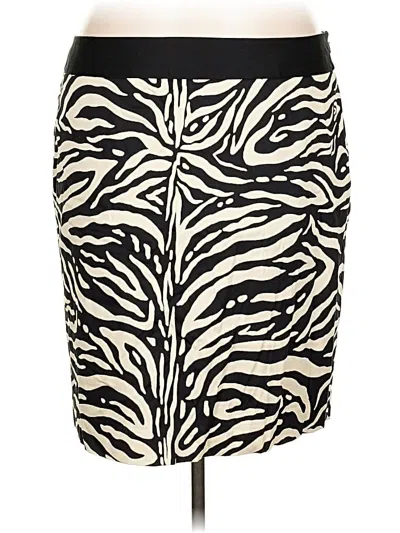 Pre-owned Eloquii Casual Skirt In White