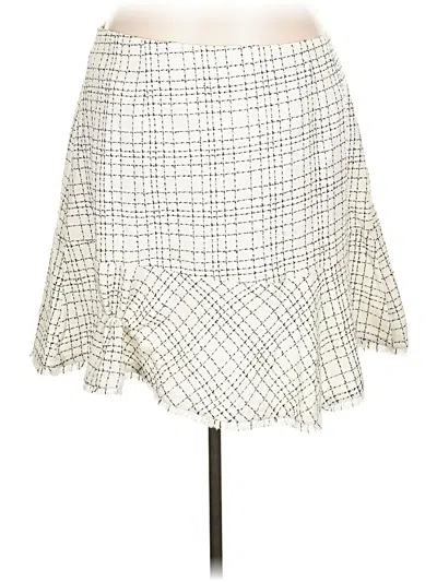 Pre-owned Eloquii Casual Skirt In White