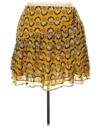 Eloquii Casual Skirt In Yellow