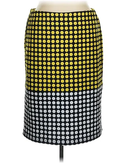 Pre-owned Eloquii Casual Skirt In Yellow