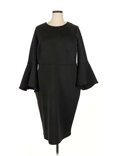 Pre-owned Eloquii Cocktail Dress In Black