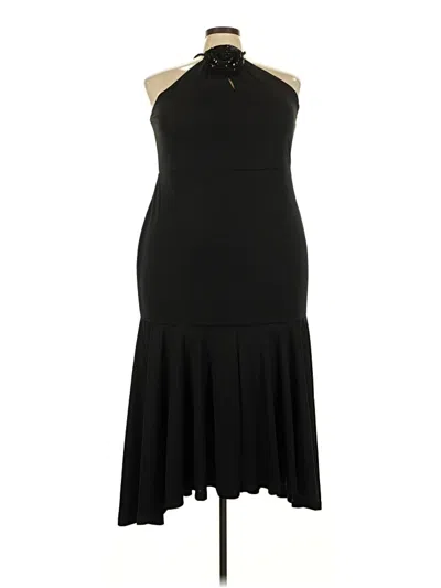 Pre-owned Eloquii Cocktail Dress In Black