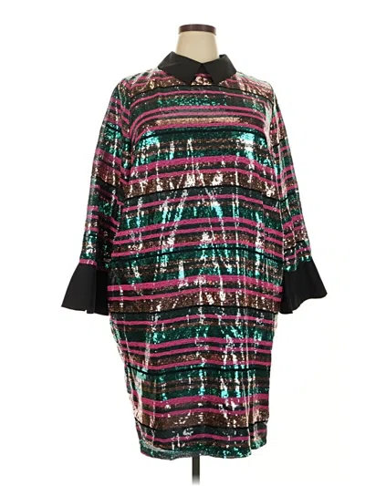 Pre-owned Eloquii Cocktail Dress In Black