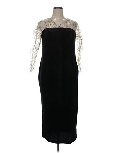 Pre-owned Eloquii Cocktail Dress In Black