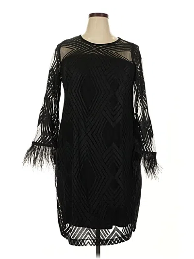 Pre-owned Eloquii Cocktail Dress In Black