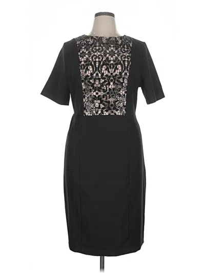 Pre-owned Eloquii Cocktail Dress In Black