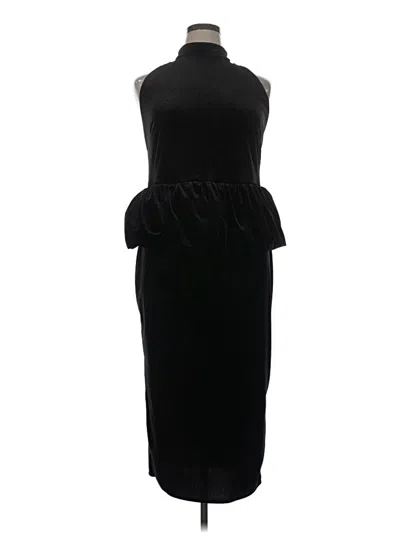 Pre-owned Eloquii Cocktail Dress In Black