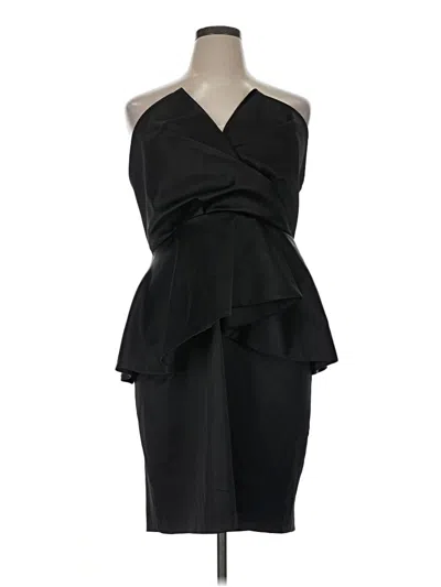 Pre-owned Eloquii Cocktail Dress In Black
