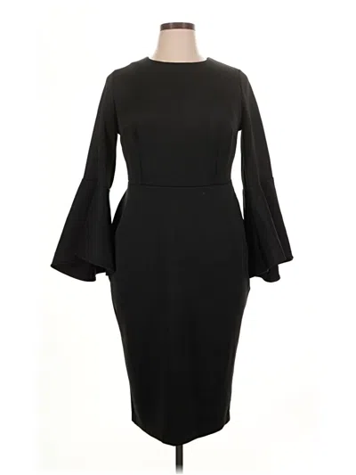 Pre-owned Eloquii Cocktail Dress In Black
