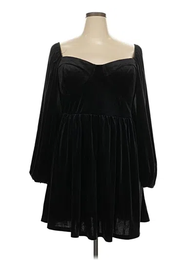 Pre-owned Eloquii Cocktail Dress In Black