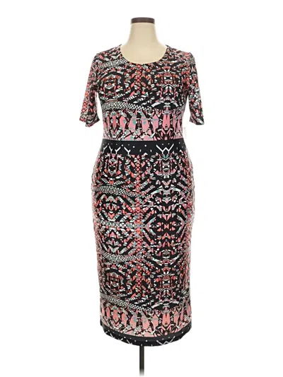 Pre-owned Eloquii Cocktail Dress In Black