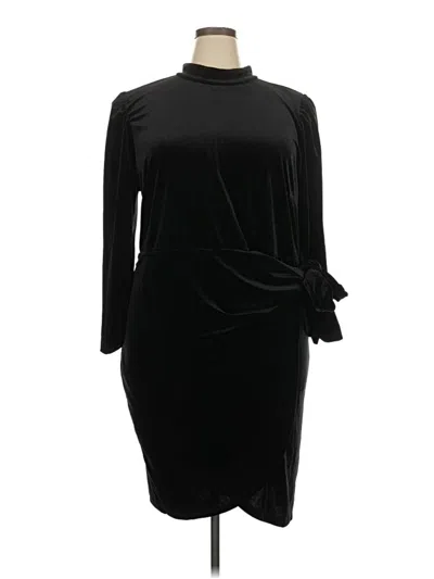 Pre-owned Eloquii Cocktail Dress In Black