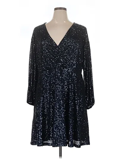 Pre-owned Eloquii Cocktail Dress In Black