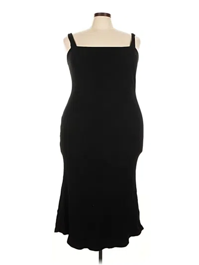 Pre-owned Eloquii Cocktail Dress In Black