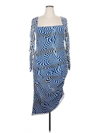 Pre-owned Eloquii Cocktail Dress In Blue