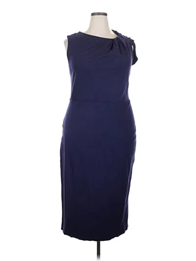 Pre-owned Eloquii Cocktail Dress In Blue
