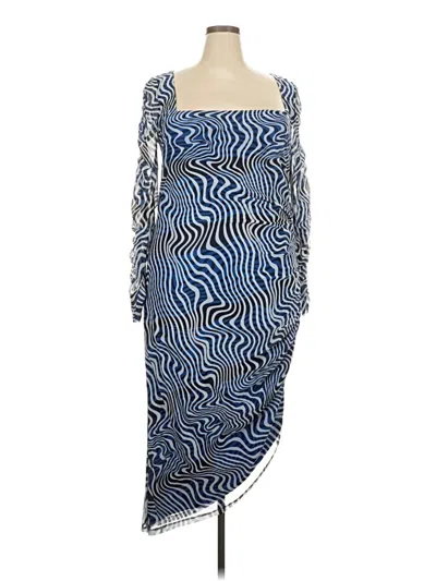 Pre-owned Eloquii Cocktail Dress In Blue