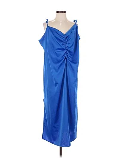Pre-owned Eloquii Cocktail Dress In Blue