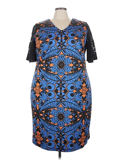 Pre-owned Eloquii Cocktail Dress In Blue