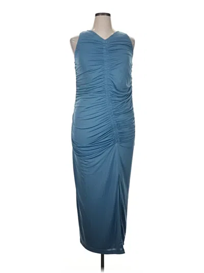Pre-owned Eloquii Cocktail Dress In Blue