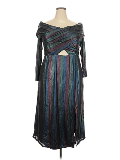 Eloquii Cocktail Dress In Blue