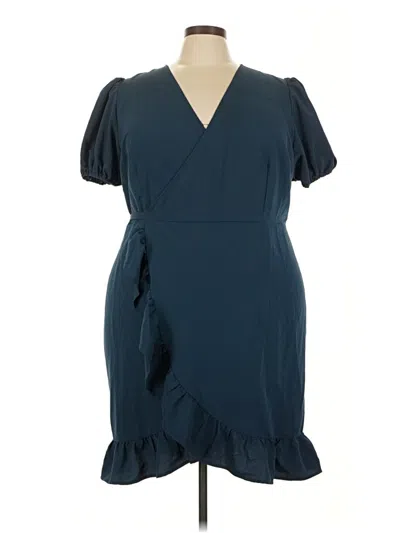 Pre-owned Eloquii Cocktail Dress In Blue