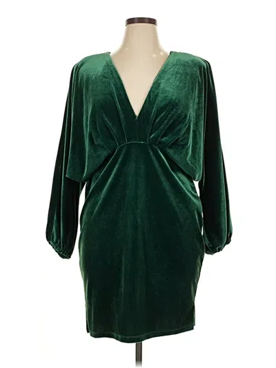 Pre-owned Eloquii Cocktail Dress In Green