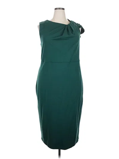 Pre-owned Eloquii Cocktail Dress In Green