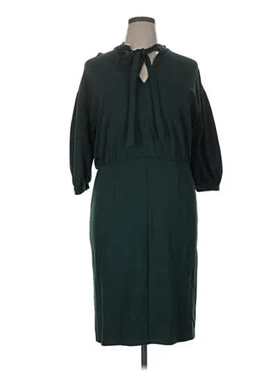 Pre-owned Eloquii Cocktail Dress In Green