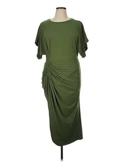 Pre-owned Eloquii Cocktail Dress In Green
