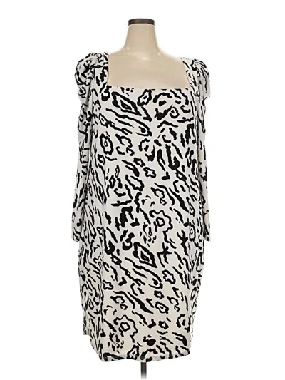 Pre-owned Eloquii Cocktail Dress In Ivory