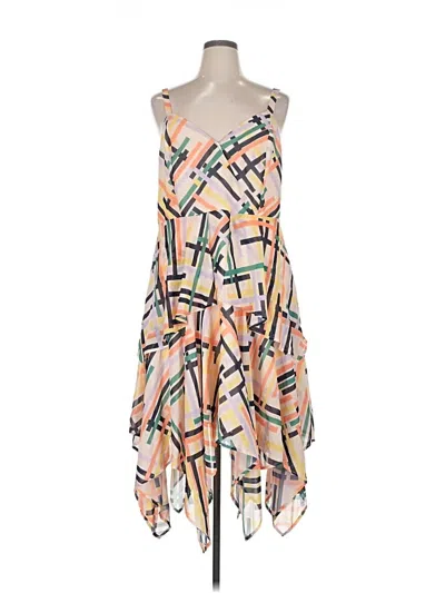 Pre-owned Eloquii Cocktail Dress In Orange