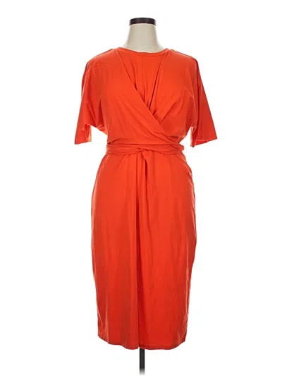 Pre-owned Eloquii Cocktail Dress In Orange