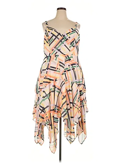 Pre-owned Eloquii Cocktail Dress In Orange